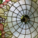 Mother-of-pearl chandelier fruit decoration