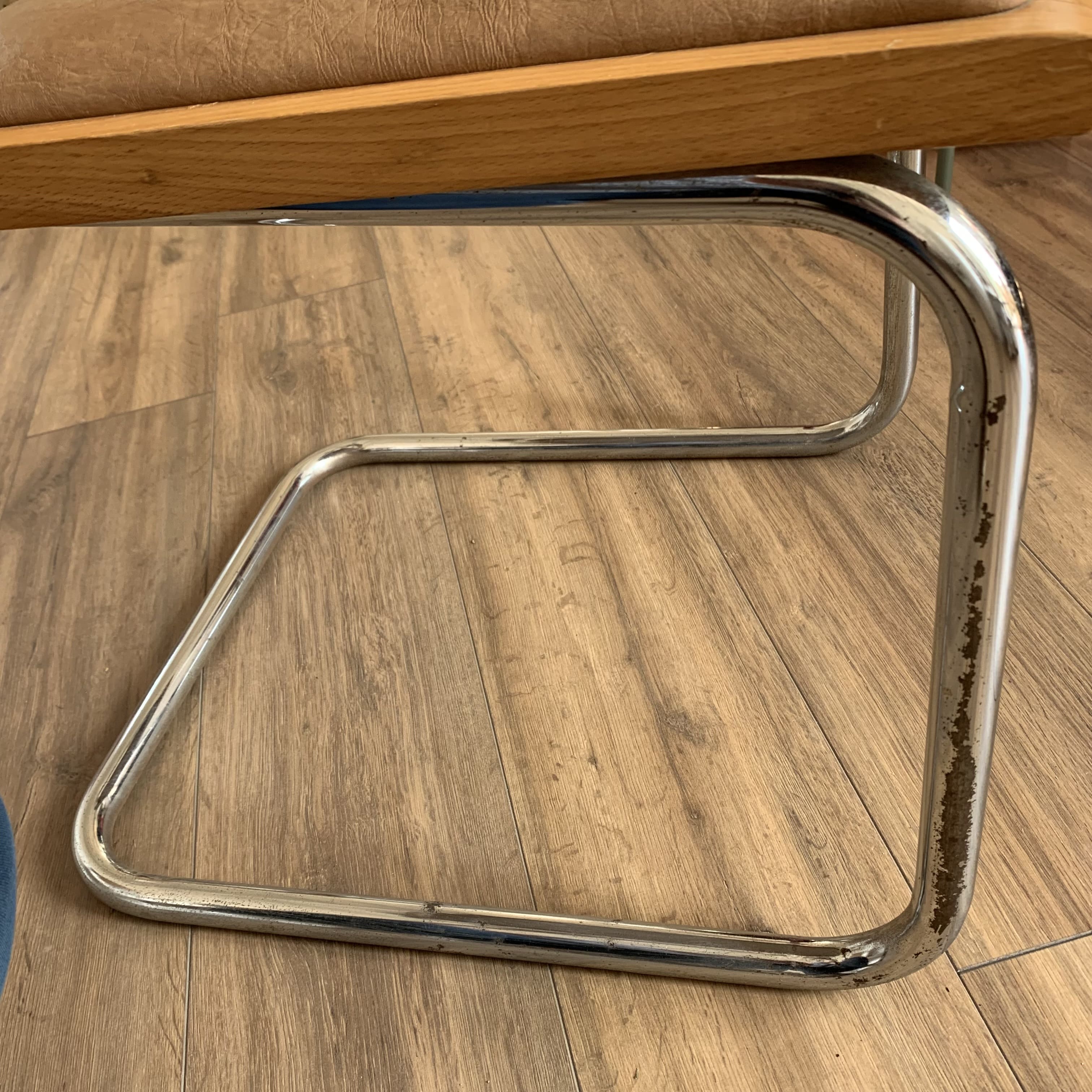 Pair of armchairs B64 by Marcel Breuer