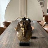 Pharaoh lamp 7 brass marble at Maison Jansen & Deknudt lighting