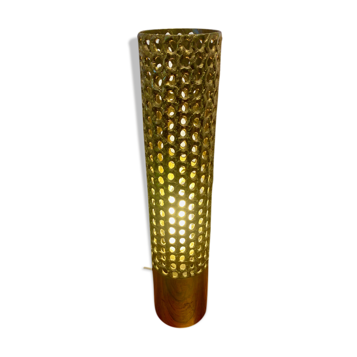 Brass table lamp by Pierre Forssell for Skultuna