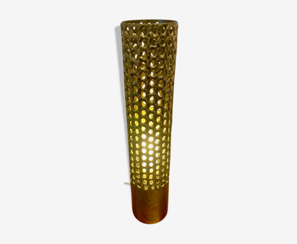 Lampe de table en laiton par Pierre Forssell pour Skultuna