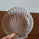 Coupelle coquillage en verre vintage