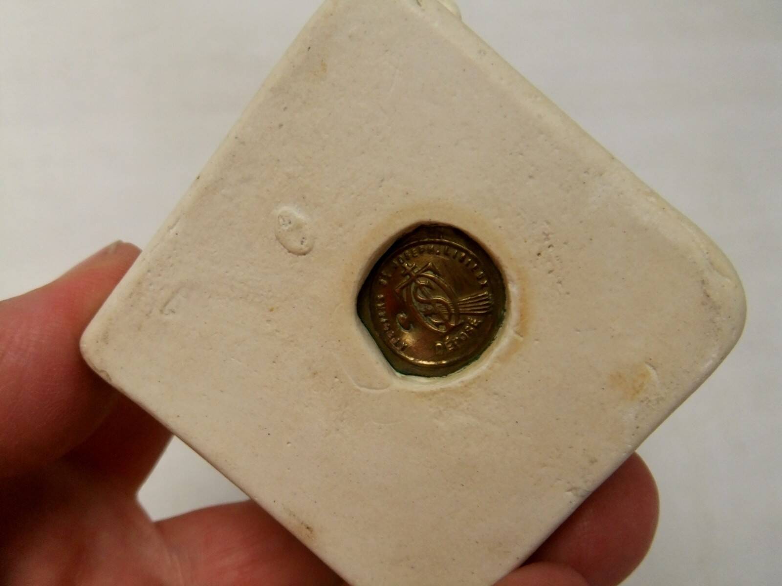 Statue of Saint Therese of Lisieux, brass seal, Saint Joseph of Lisieux workshop