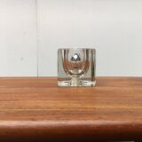 Vintage German table lamp in glass TA 14 Cube by Peill & Putzler, 1970s.