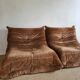 Togo velvet armchair