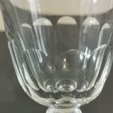 Port wine liqueur glasses in blown glass early 20th century