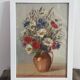 Oil painting - Still life with bouquet - signed