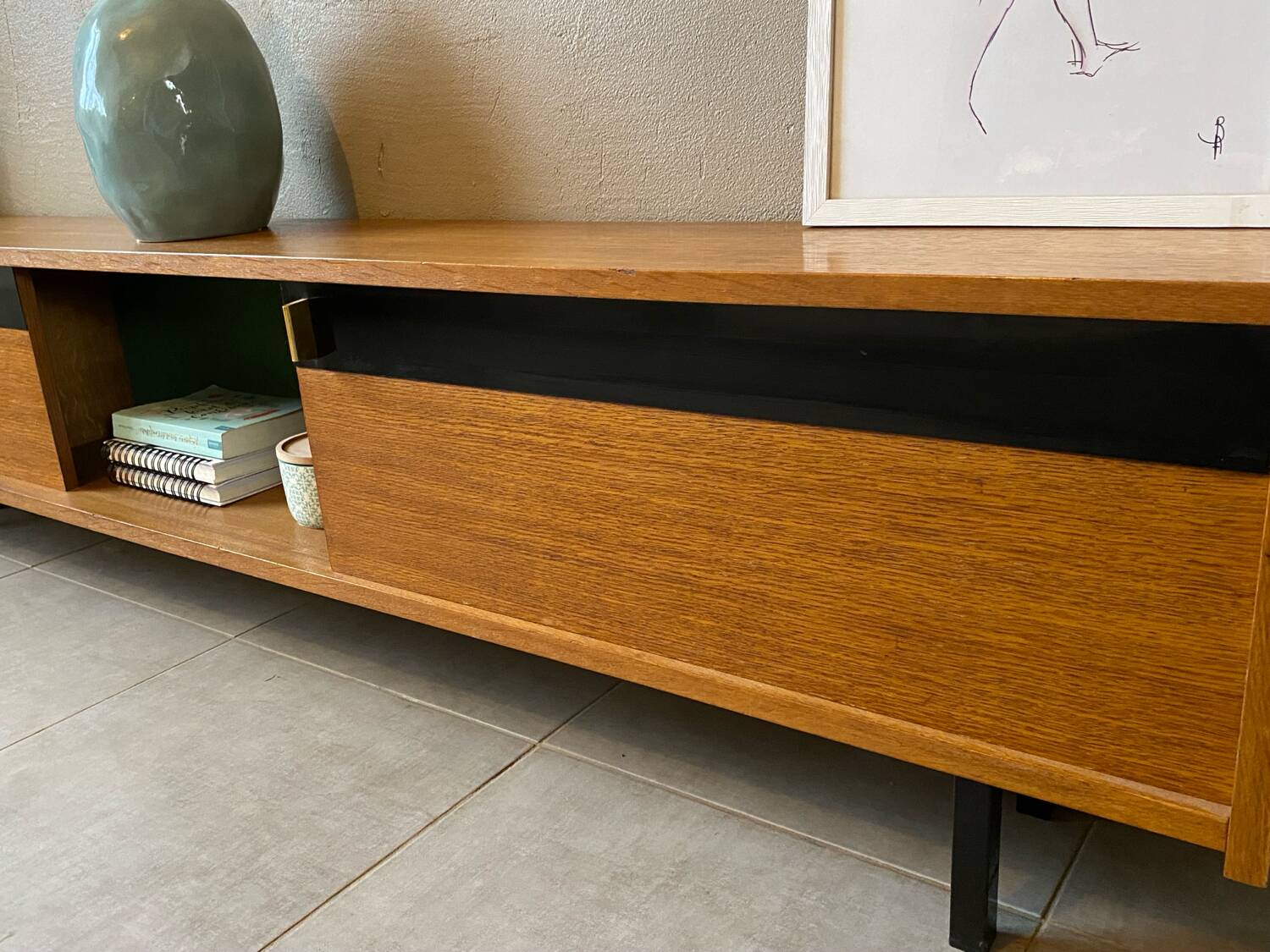 Vintage Maurice Pré attribution sideboard (shallow)