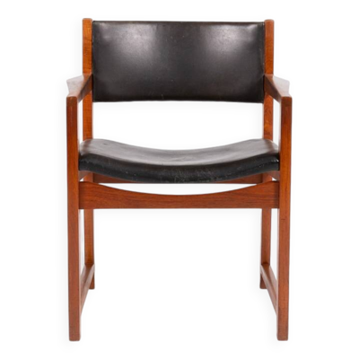 Fauteuil danois moderne du milieu du siècle par Peter Hvidt et Orla Mølgaard-Nielsen