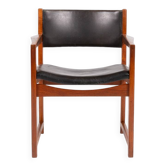 Fauteuil danois moderne du milieu du siècle par Peter Hvidt et Orla Mølgaard-Nielsen