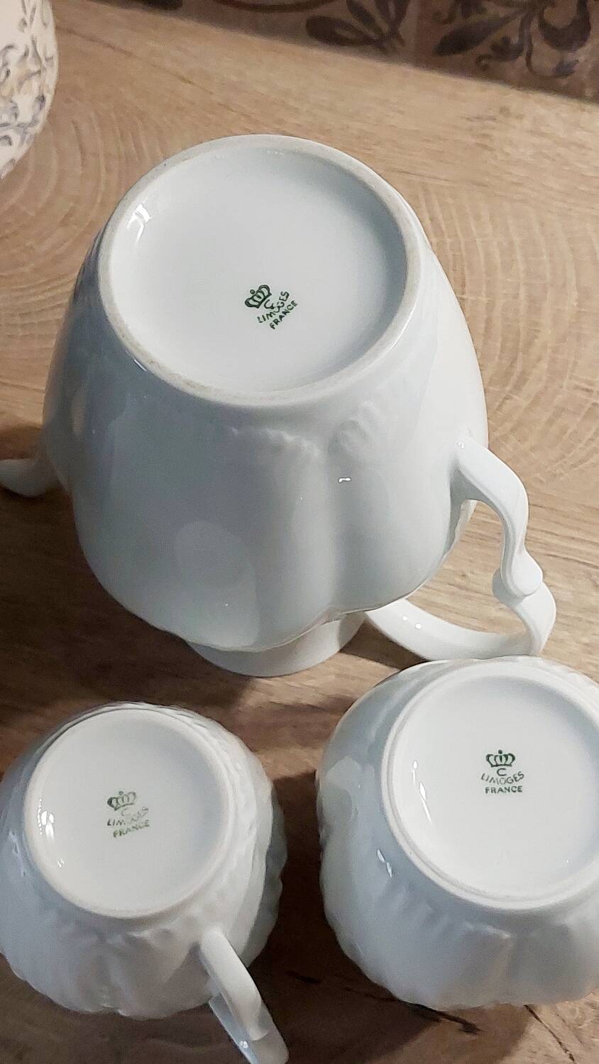 Chastagner Limoges Porcelain Coffee Service