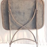 Folding old garden table