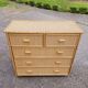 Commode rotin vintage