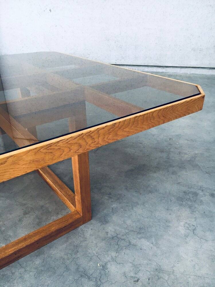 Postmodern Octagonal Square Dining Table, 1980s