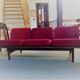 Fully restored 3-seater Scandinavian teak bench