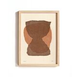 Painting on paper - rock - signed eawy