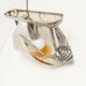 Rare Murano chrome sheet wall light 1960