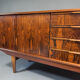 Scandinavian enfilade in rio palisander circa 1960 230 cm