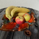 Vallauris fruit bowl in the shape of a leaf