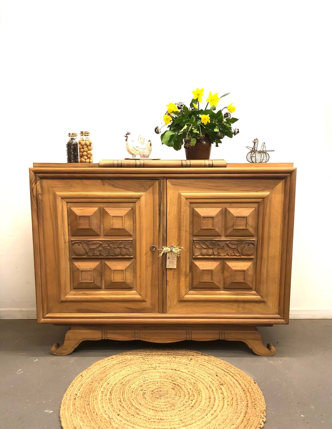 Buffet art déco brutaliste