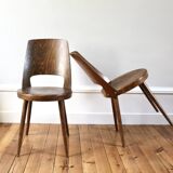 6 Baumann Mondor model teak chairs, 1960