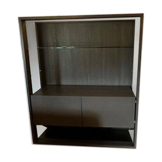 Bibliotheque 2 etageres glass box roche bobois