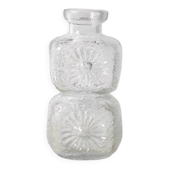 Pressed Glass Vase Flowers by Pavel Panek / Czech Republic / 1973