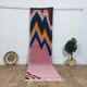 Moroccan Berber hallway rug in multicoloured pink wool – 275 x 70 cm