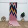 Moroccan Berber hallway rug in multicoloured pink wool – 275 x 70 cm