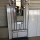 Vintage aluminum coat rack