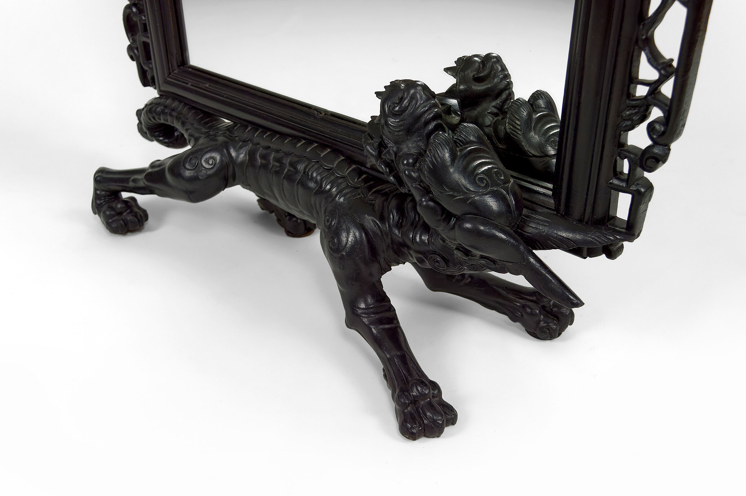 Viardot Japanese dragon mirror, circa 1880
