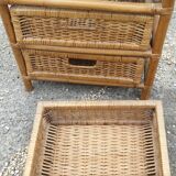 Rattan cabinet 3 drawers