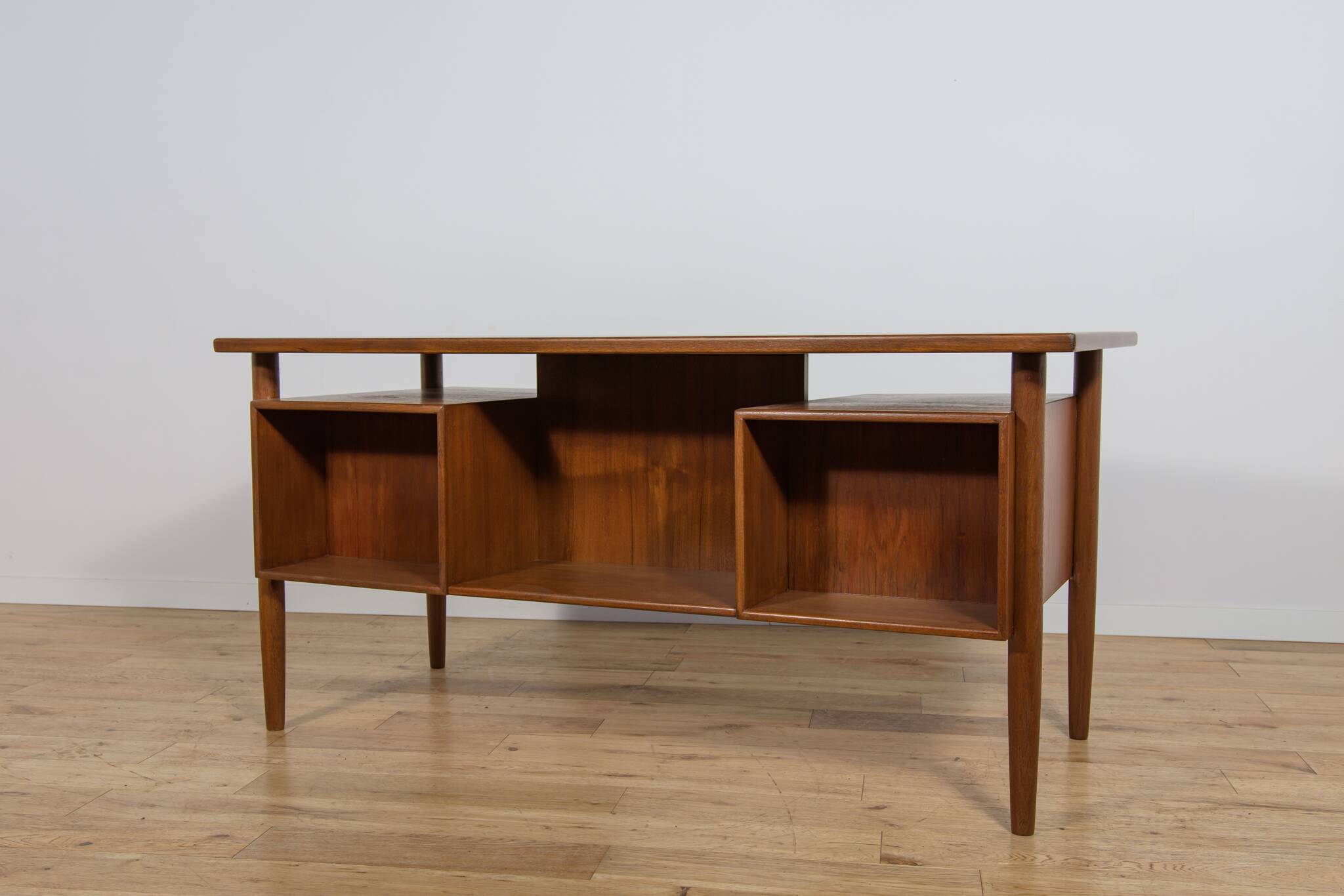 Mid-Century Freestanding Teak Desk by Arne Vodder for Sibast, 1960s