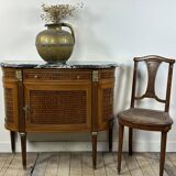 Half-moon commode in the Louis XVI style