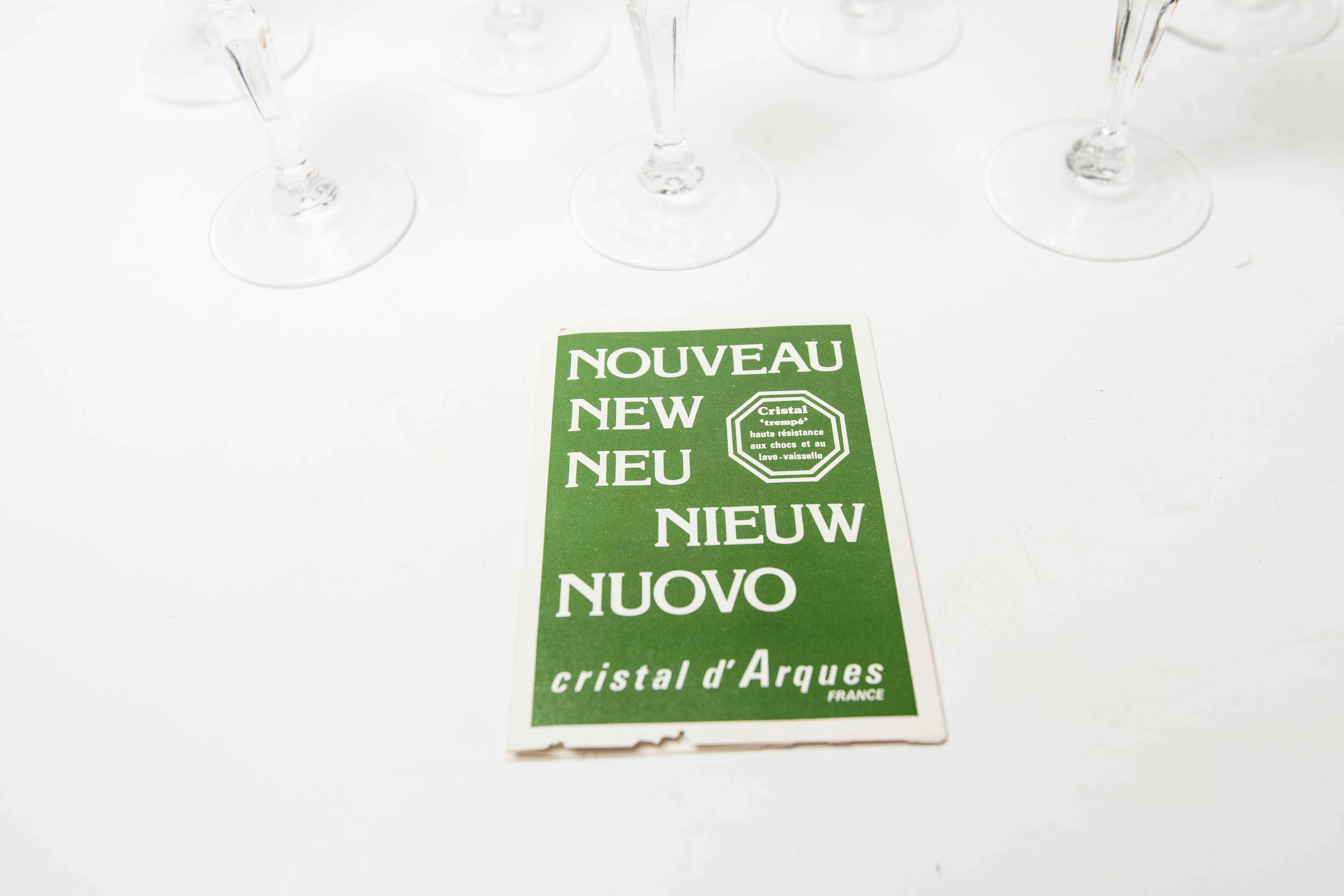 12 Crystal Glasses of Washington model arques