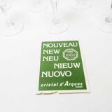 12 Crystal Glasses of Washington model arques