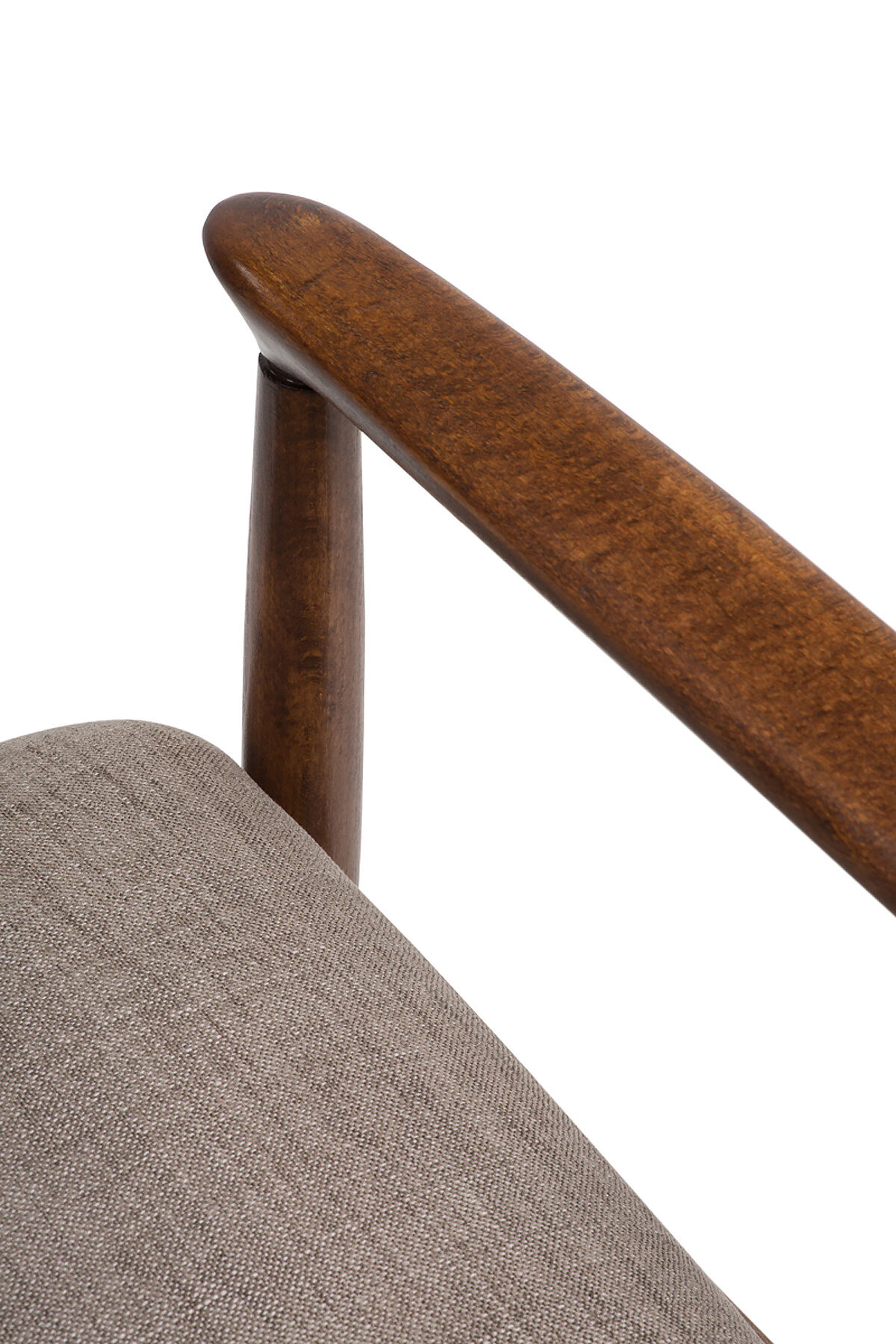 GFM 64 armchair / dark beige from 1960