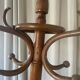 Curved wood parrot coat rack by Baumann