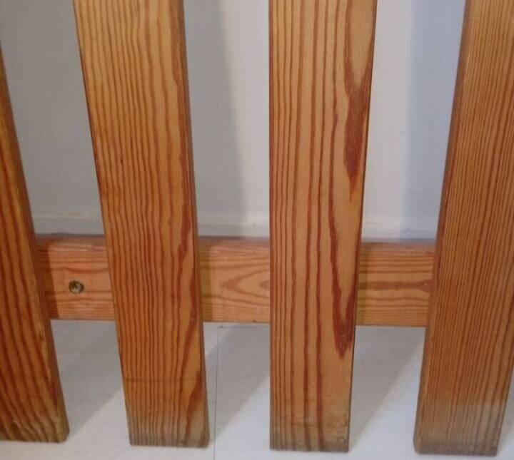 Vintage pine coat rack
