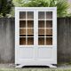 Vintage glass-fronted Parisian wardrobe