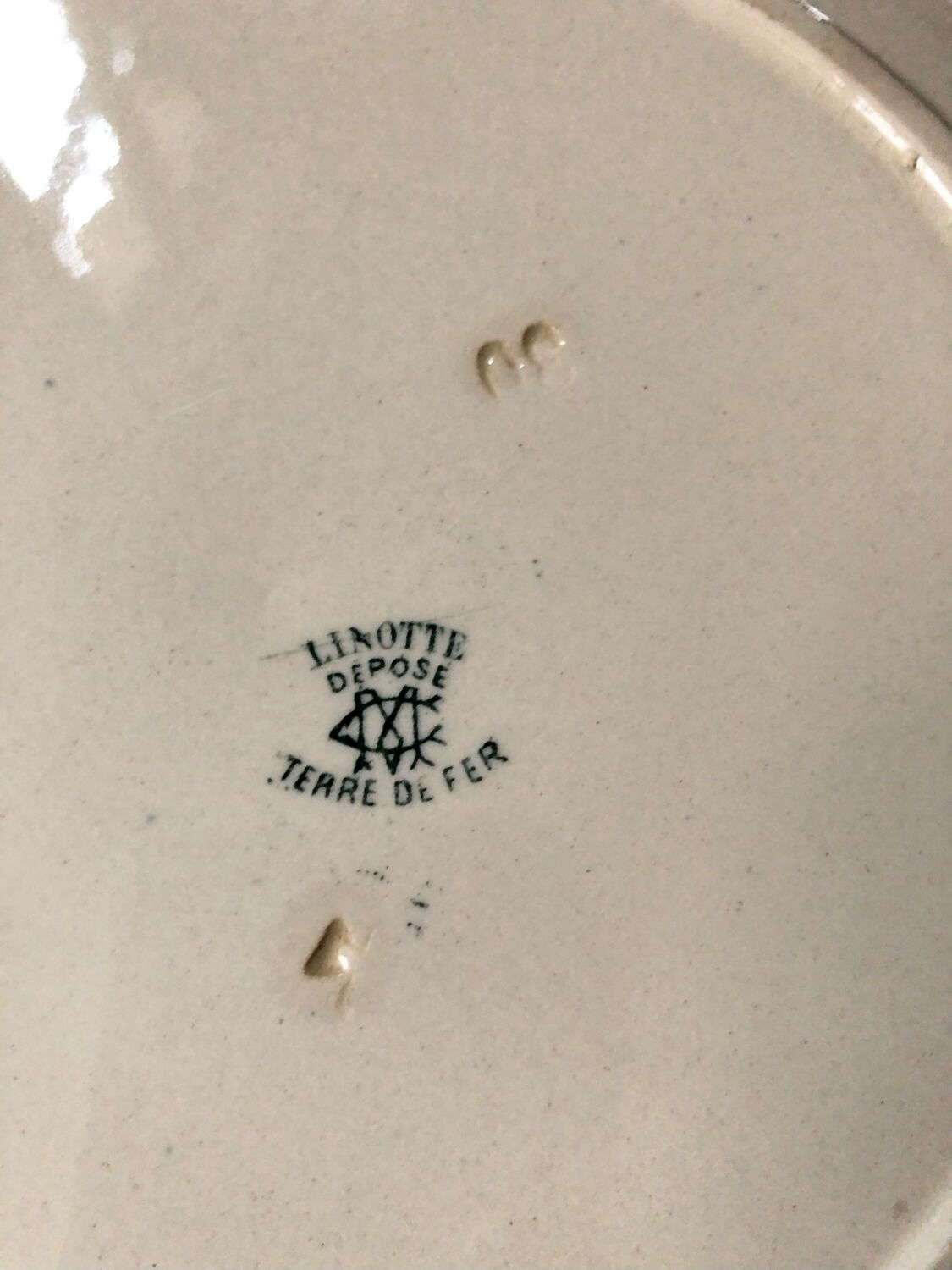 4 plates iron earth Linnet with birds