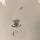 4 assiettes terre de fer Linotte avec oiseaux