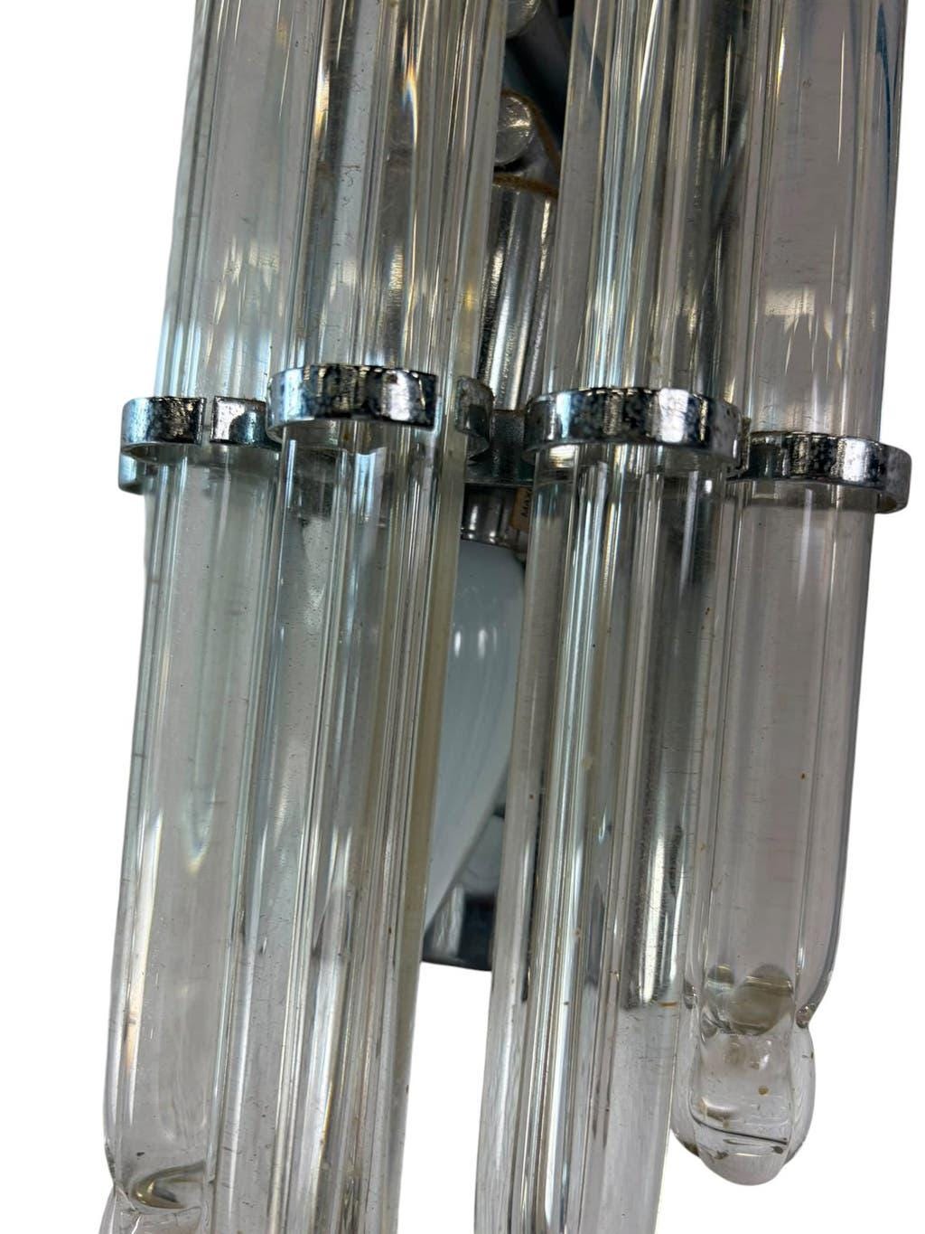 Vintage crystal wall sconce / KOLARZ Leuchten wall lamp