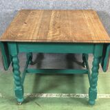 English table with oak flaps-30s