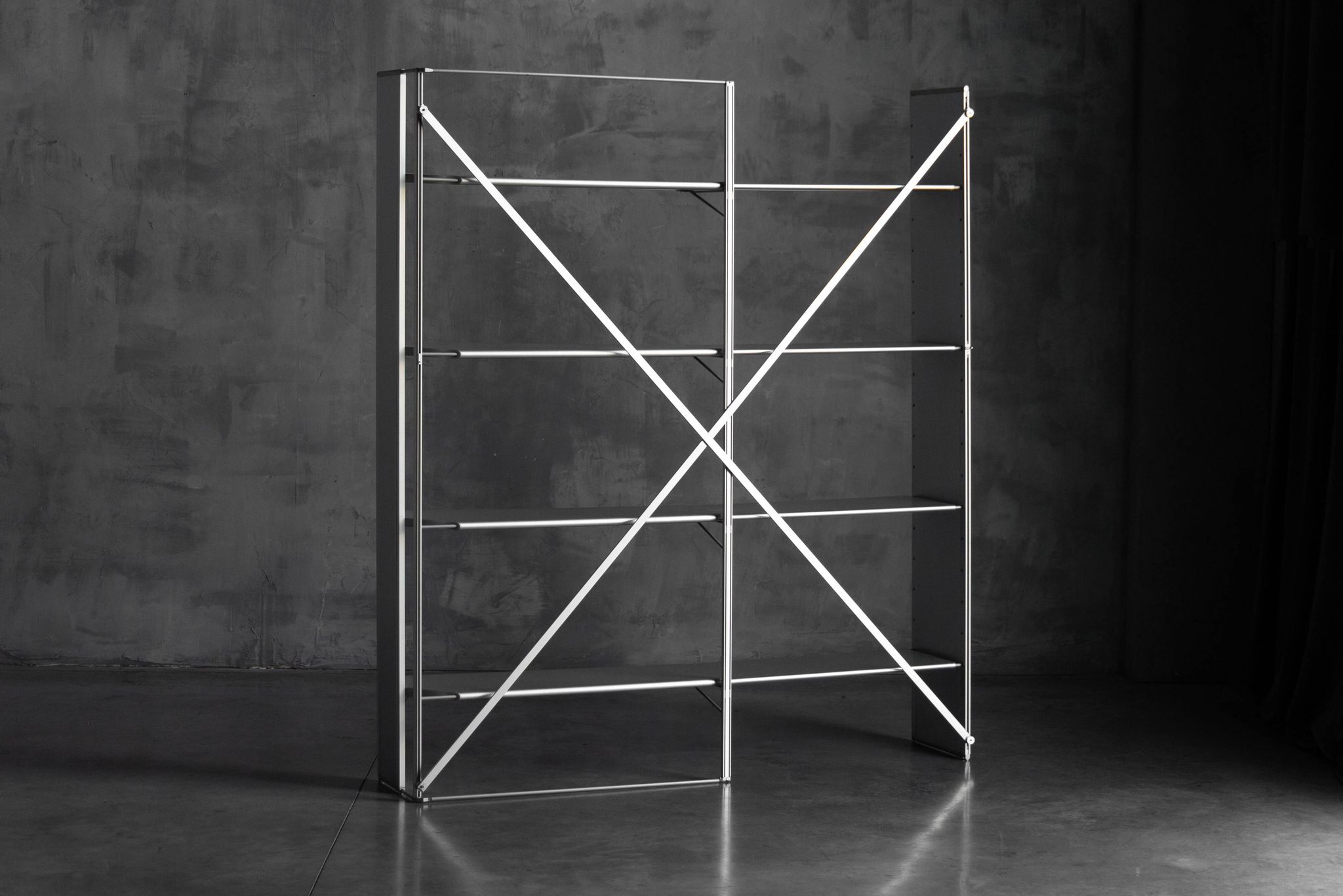 Fra Dolcino Shelving Unit by Mireille Rivier & Paolo Pallucco, Italy, 1884