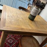 Old oak table with drawers