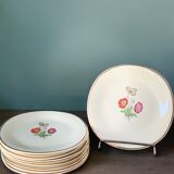 10 Dessert plates St Amand collection