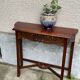 Vintage carved wooden console and aesthetics