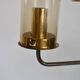 Brass wall light with five lights by Hans-Agne Jakobsson