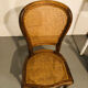 Set of 4 caned medallion chairs in Louis XVI style - Excellent condition - Oak